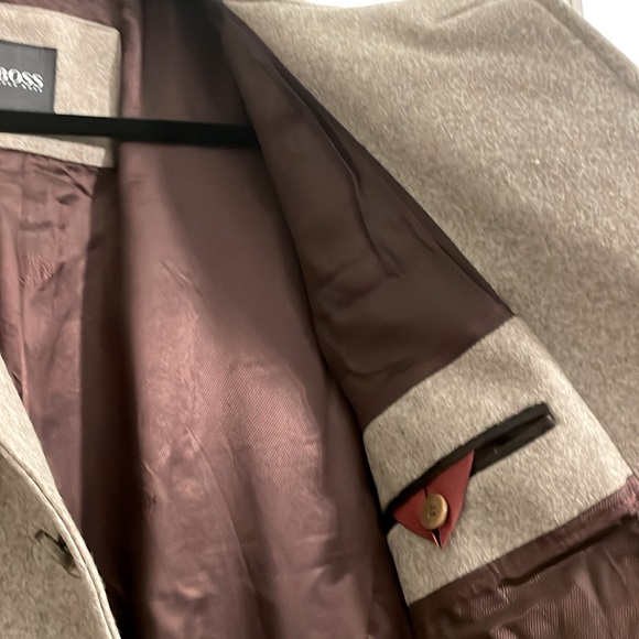 HUGO BOSS COLBERT FIELD MILITARY COAT JACKET, pea coat Virgin Wool, Size 44 R - Picture 6 of 8